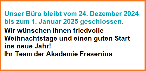 Akademie Fresenius Betriebsruhe